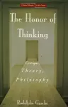 The Honor of Thinking cover