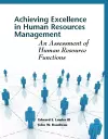 Achieving Excellence in Human Resources Management cover