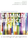 Introduction to Criminal Justice cover