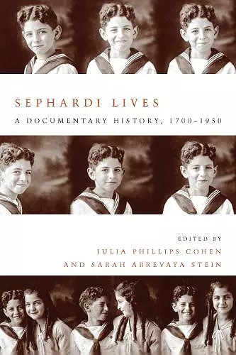 Sephardi Lives cover