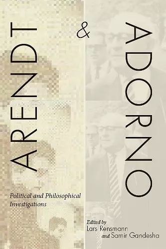 Arendt and Adorno cover