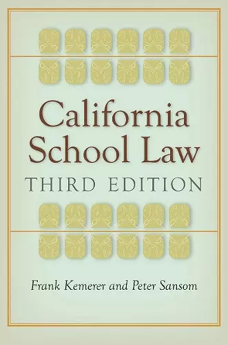 California School Law cover