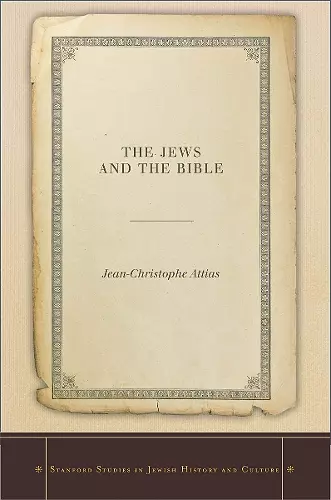 The Jews and the Bible cover