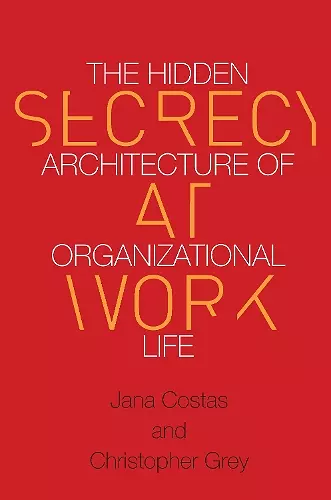 Secrecy at Work cover