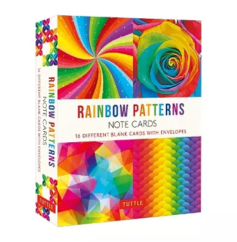 Rainbow Patterns, 16 Note Cards cover