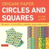 Origami Paper Circles and Squares 96 Sheets 6" (15 cm) cover