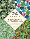 Succulents Gift Wrapping Paper - 24 sheets cover