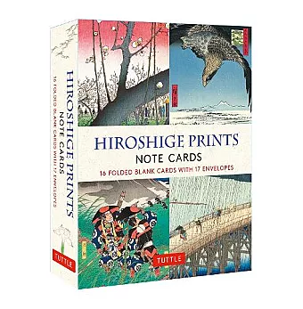 Hiroshige Prints, 16 Note Cards cover