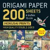 Origami Paper 200 sheets Hokusai Prints 6" (15 cm) cover