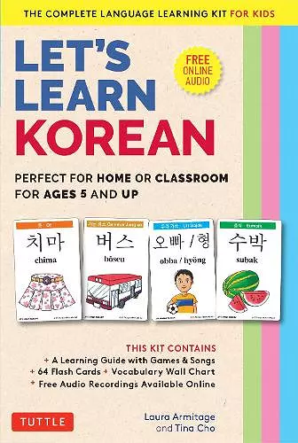 Let's Learn Korean Flash Card Kit cover