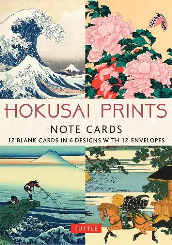 Hokusai Prints Note Cards - 12 Cards cover