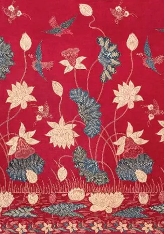 Journal Sarong Buketan with Lotuses, Lined Paperback cover