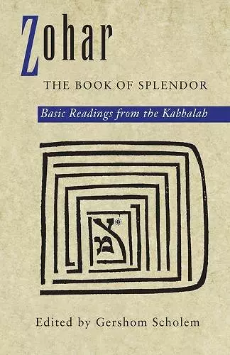 Zohar: The Book of Splendor cover