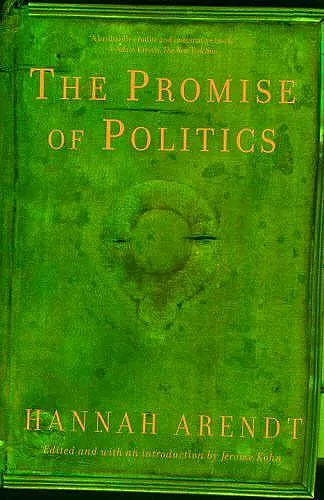 The Promise of Politics cover