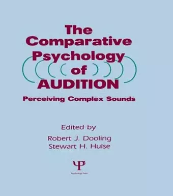 The Comparative Psychology of Audition cover