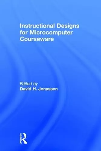 Instruction Design for Microcomputing Software cover