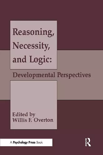 Reasoning, Necessity, and Logic cover