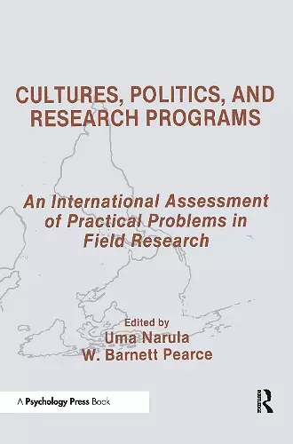 Cultures, Politics, and Research Programs cover