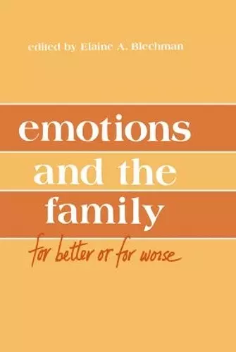 Emotions and the Family cover