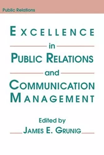 Excellence in Public Relations and Communication Management cover