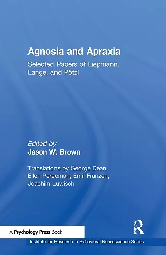 Agnosia and Apraxia cover