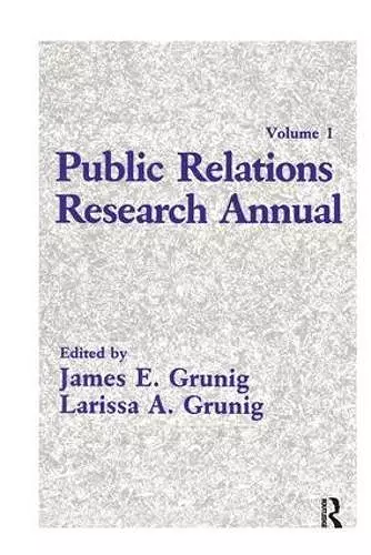 Public Relations Research Annual cover