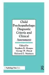 Child Psychopathology cover