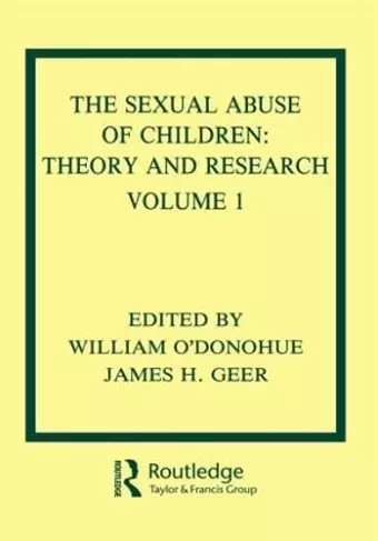 The Sexual Abuse of Children cover