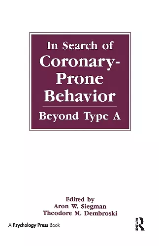 In Search of Coronary-prone Behavior cover