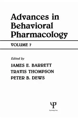 Advances in Behavioral Pharmacology cover