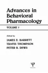 Advances in Behavioral Pharmacology cover