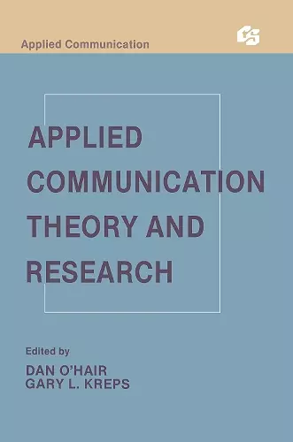 Applied Communication Theory and Research cover