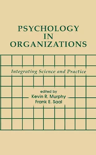 Psychology in Organizations cover