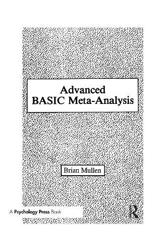 Advanced Basic Meta-analysis cover