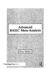 Advanced Basic Meta-analysis cover