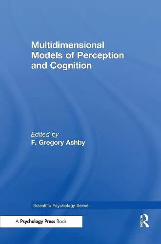 Multidimensional Models of Perception and Cognition cover