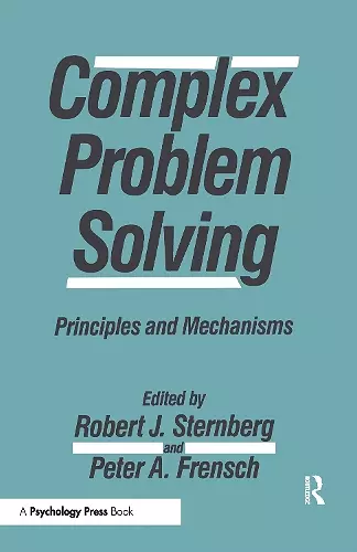 Complex Problem Solving cover