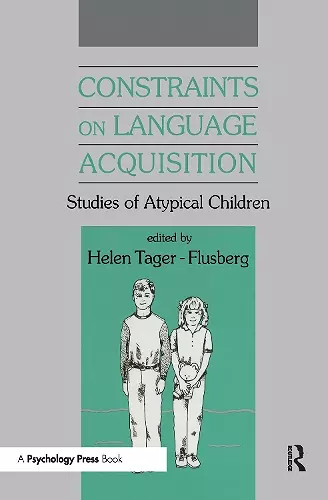 Constraints on Language Acquisition cover