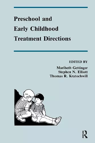 Preschool and Early Childhood Treatment Directions cover