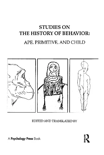 Studies on the History of Behavior cover