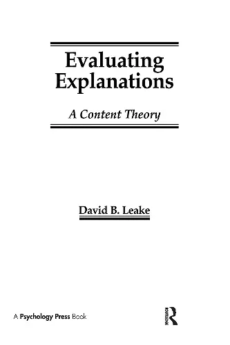 Evaluating Explanations cover