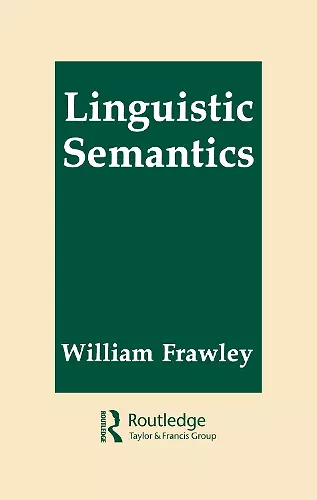 Linguistic Semantics cover