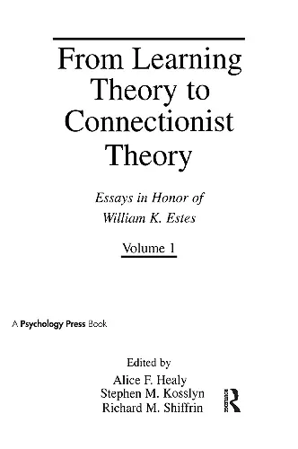 From Learning Theory to Connectionist Theory cover