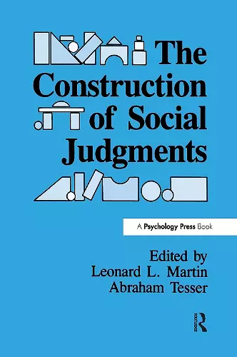 The Construction of Social Judgments cover