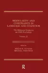 Modularity and Constraints in Language and Cognition cover