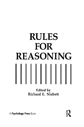 Rules for Reasoning cover