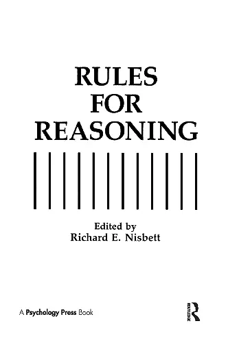 Rules for Reasoning cover