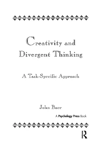 Creativity and Divergent Thinking cover