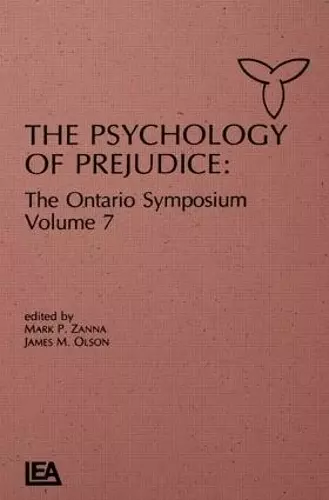 The Psychology of Prejudice cover