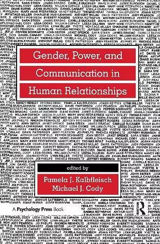 Gender, Power, and Communication in Human Relationships cover